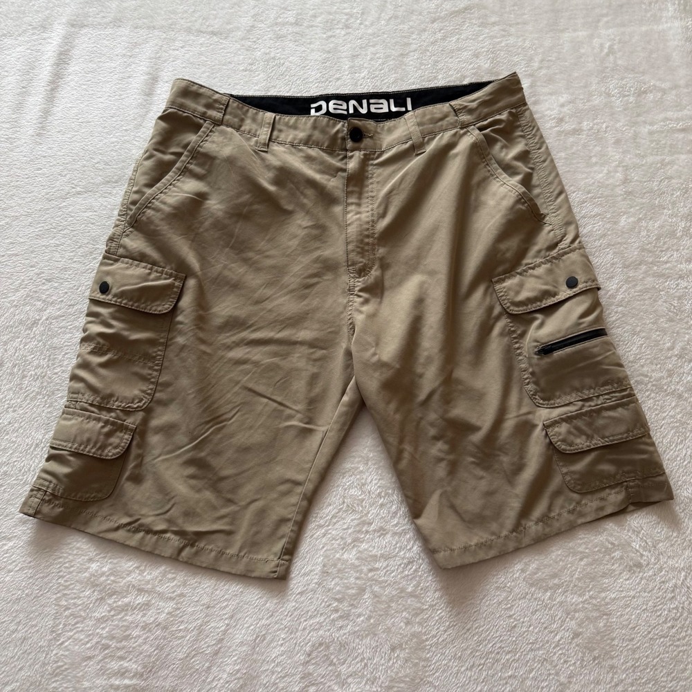 Denali Cargo Shorts Mens 36 Delta Khaki Quick Dry‎ Hiking Utility Outdoor